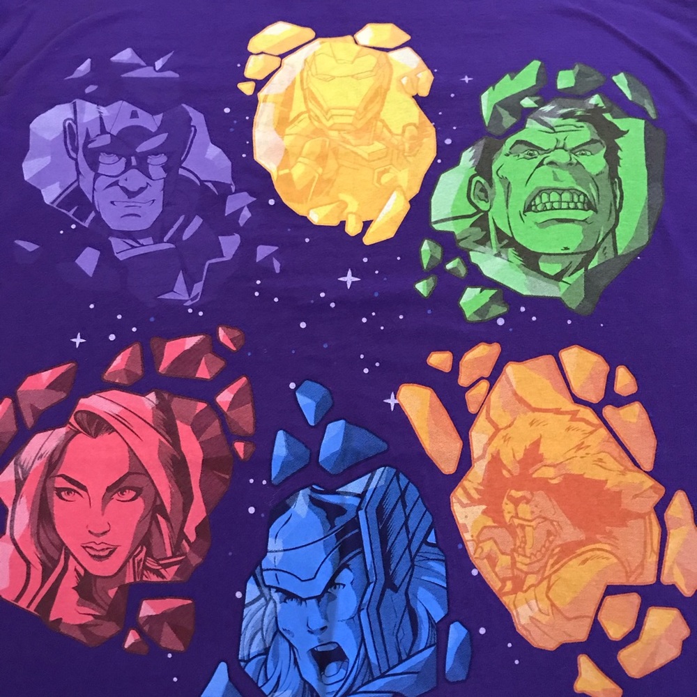 AMAZING MARVEL 5 STONES T-SHIRT